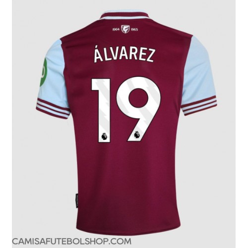 Camisa de time de futebol West Ham United Edson Alvarez #19 Replicas 1º Equipamento 2024-25 Manga Curta